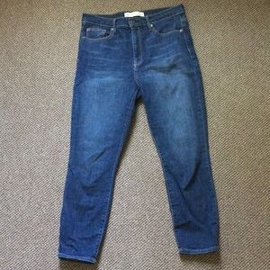 GAP 31R True Skinny Super High Rise Crop